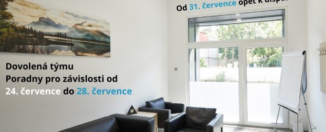 Poradna pro závislostis má dovolenou! adobe express